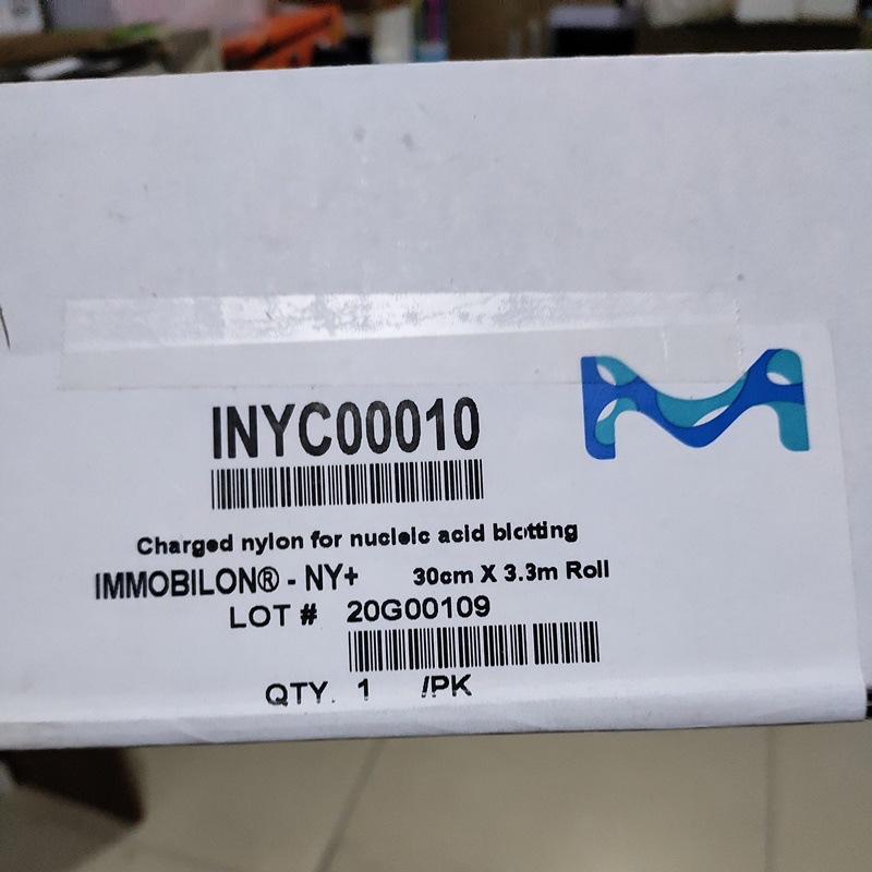 密理博Millipore INYC00010分 Ny+带正电尼龙卷膜15cm15cm 0.45u