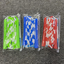 蓝邦硬珠花式竹节跳绳儿童健身 用品学生文体用品 中考硬珠节跳