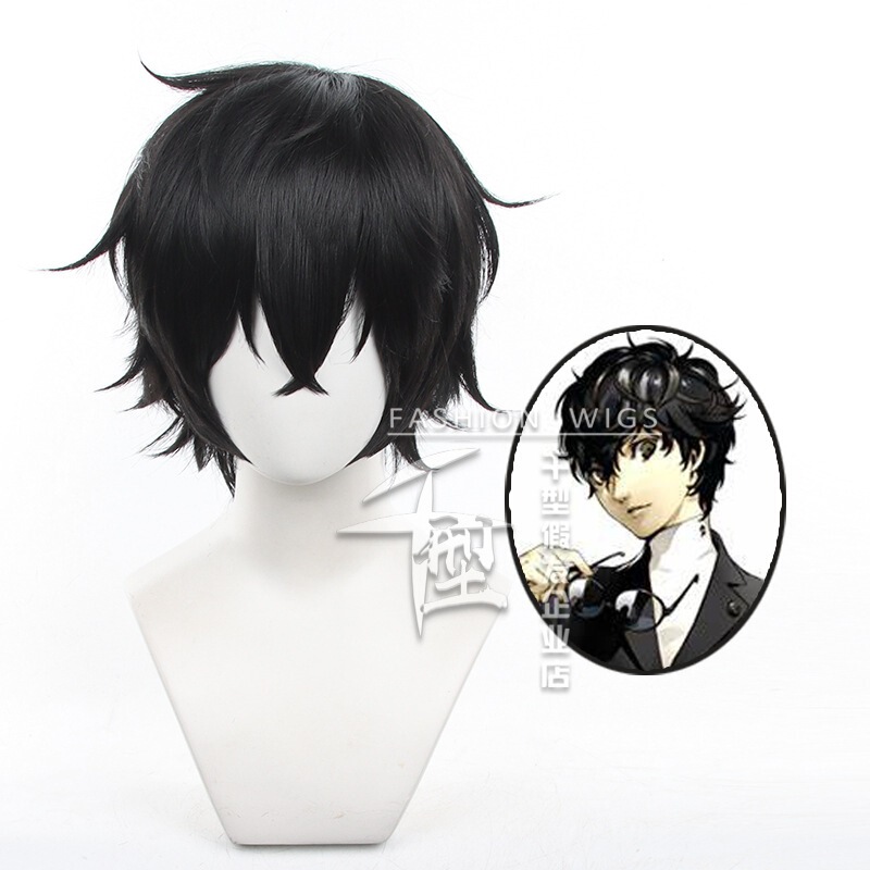 【Xing Luo】Persona 5/Persona5 Akiyori Ayasato Ren cosplay wig 【Xing Luo】Persona 5/Persona5 Akiyori Ayasato Ren cosplay wig