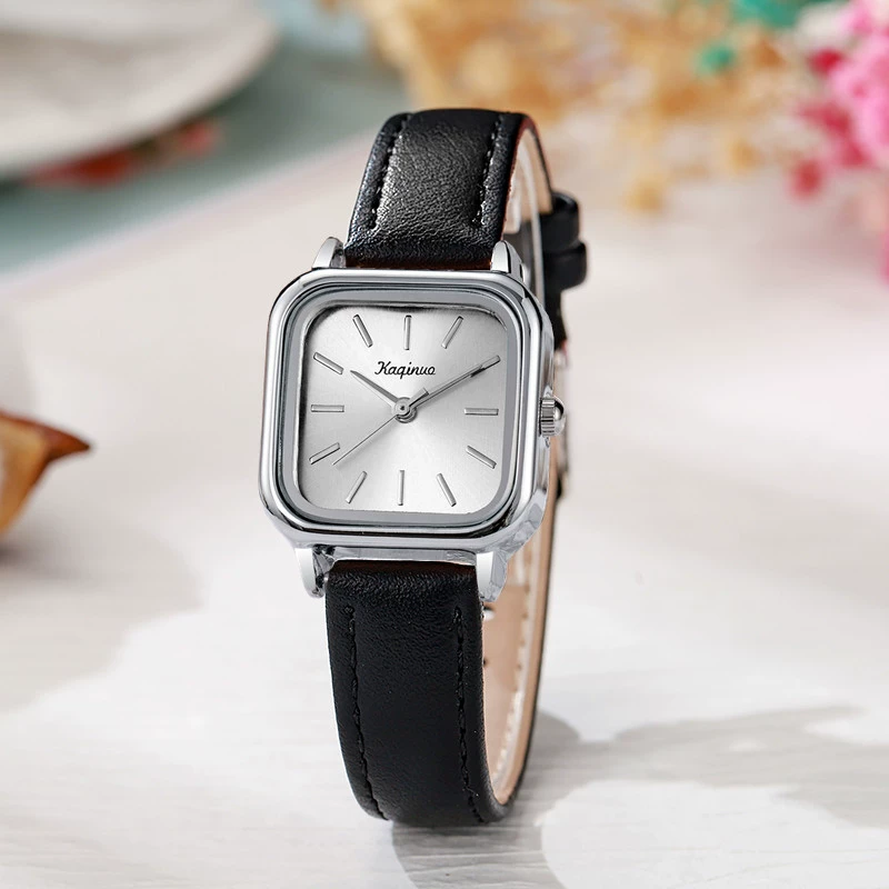 Square swiss watch, fashionable quartz women's watch, high-end, wholesale