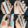 Lip gloss, lip balm, lipstick, makeup primer, mirror effect