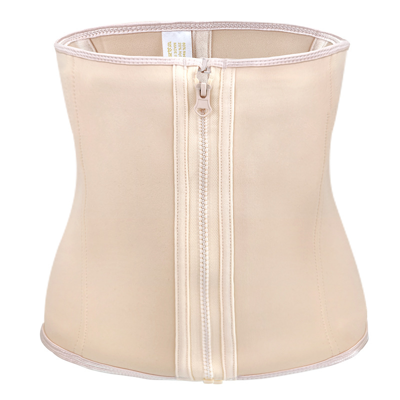 Neopreno corsé deportes fitness vientre contracción cintura sello cremallera breasted Super rápido sudor material de buceo cuerpo formación ropa para las mujeres