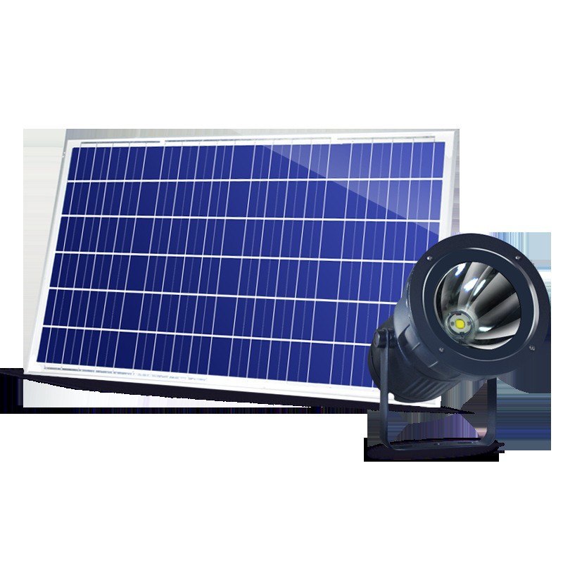 Solar-powered remote-controlled rotating cruise ship, fishpond, construction site, border defense, outdoor LED high-intensity searchlight