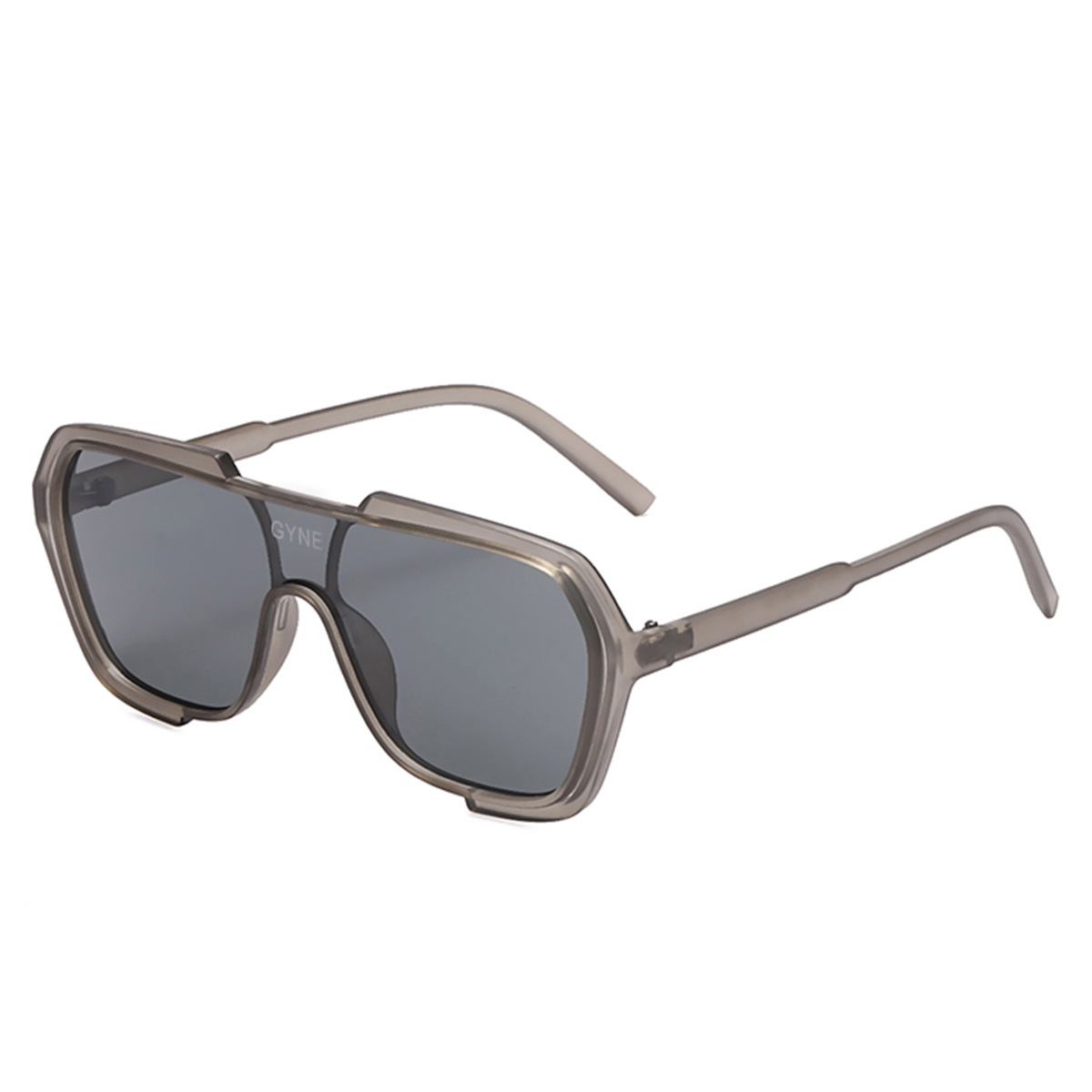 2022 Nuevo Marco grande gafas de sol de una pieza de moda punk gafas de sol de las mujeres gafas integradas gafas de sol europeas y americanas