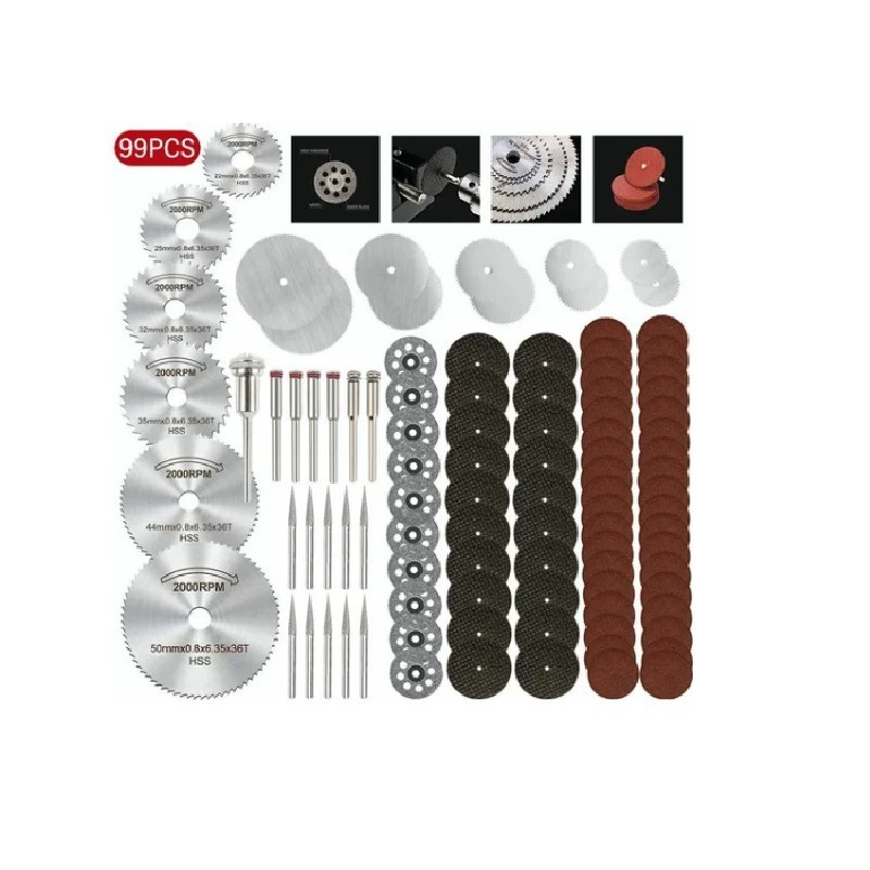 99PC режущий лист шлифовальный набор иглы электрошлифовальный станок с комбинацией аксессуаров шлифовальный полированный завод для резки оптом