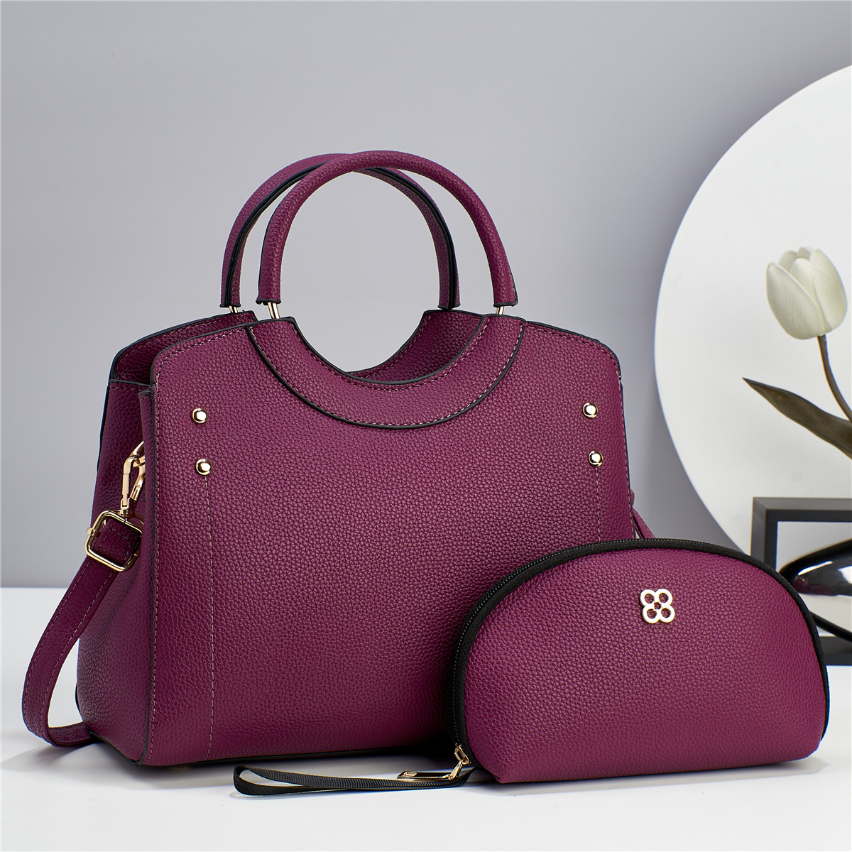 Bolso de hombro de las mujeres elegante bolso de la mamá bolso de moda nueva fábrica de venta directa crossbody nuevo estilo textura image 1