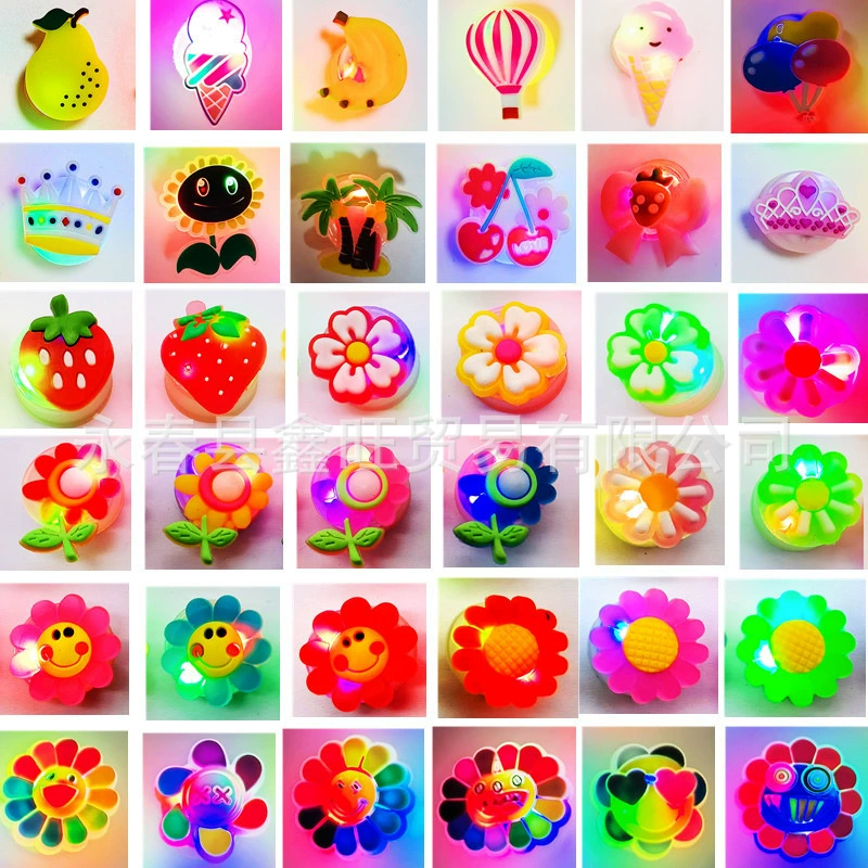LED shoes, backpack with accessories, cartoon decorations