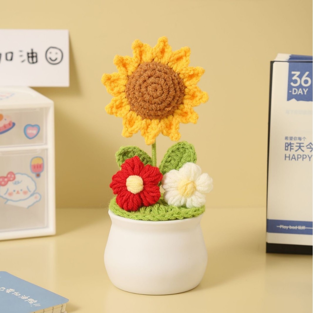 대형 해바라기 화분