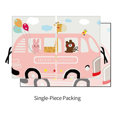 sun protection and heat insulation — Car curtains - pink-bus-rear-side