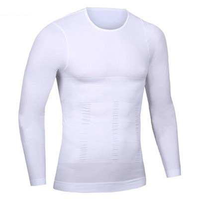Cross-border Seamless Men's Shaping Clothes Abdomen Tight Long-sleeved Sports Shaping Tight Breathable Long-sleeved Underwear