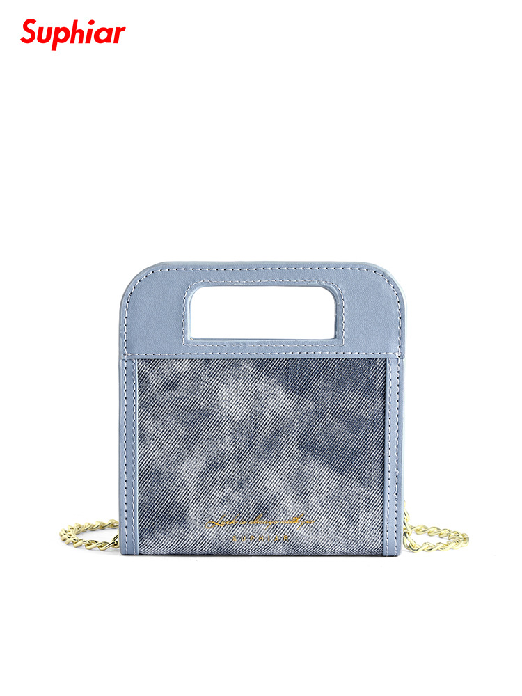 Centro comercial coreano con la misma billetera para mujer, cadena de sensación de alta gama, billetera plegable, billetera corta para mujer, ins para mujer