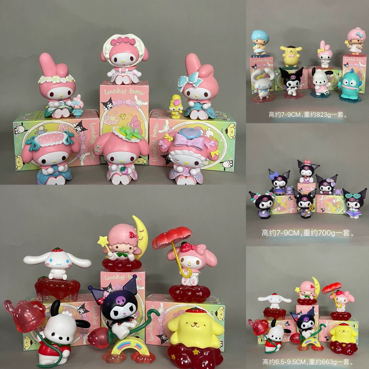 Слепая коробка Sanrio, детская лошадь троянская, Melody фигура, игрушка-карманный аппарат, игрушки и claw machine украшения вокруг kulomi