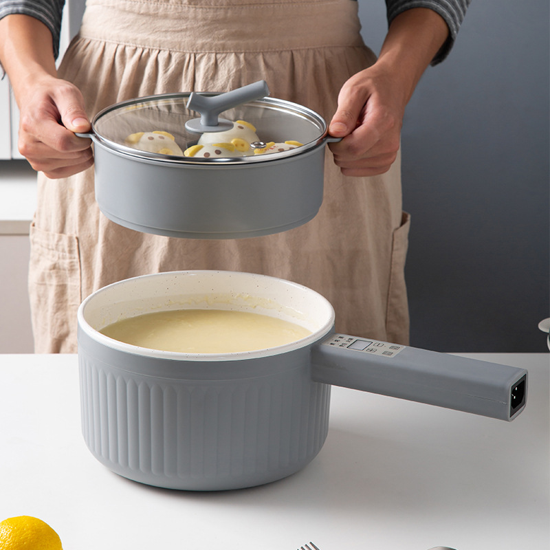 Multifunctional Electric Cooker Smart Student Dormitory Electric Steamer Home Electric Hot Pot Stew and Bake Pot Noodle Cooker Small Electric Cooker