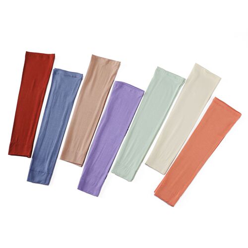 Modal solid color loose-fitting sun protection sleeve covers for outdoor activities, unisex driving arm guards, UV protection ice sleeves, thin sleeves