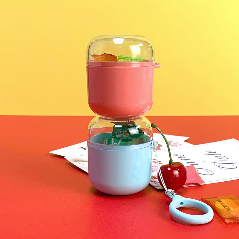 Caja organizadora para pendientes y aretes estilo ins transparente portátil para regalo