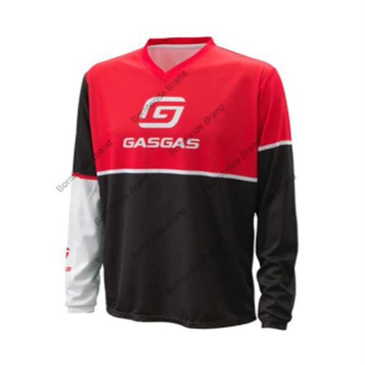 Downhill Clothing Men's Long Sleeve Top Riding Clothing Breathable Summer Mountain Bike Clothing Quick-Dry