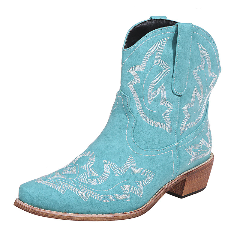 Short autumn and winter new women's boots large size women's leather boots_voghion.com