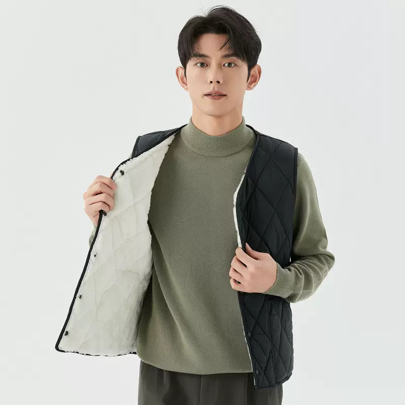 Demi-season keep warm vest, short liner