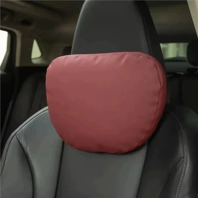 Headrest – Universal Neck Pillows in the Car - burgundy-1-headrest