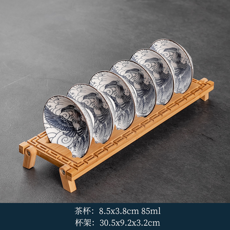 대형 Feifeng 6 피스 네 다리 컵 홀더