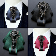 男士领结领花西装衬衫礼服新郎伴郎领花商务装主持演出配饰高级感