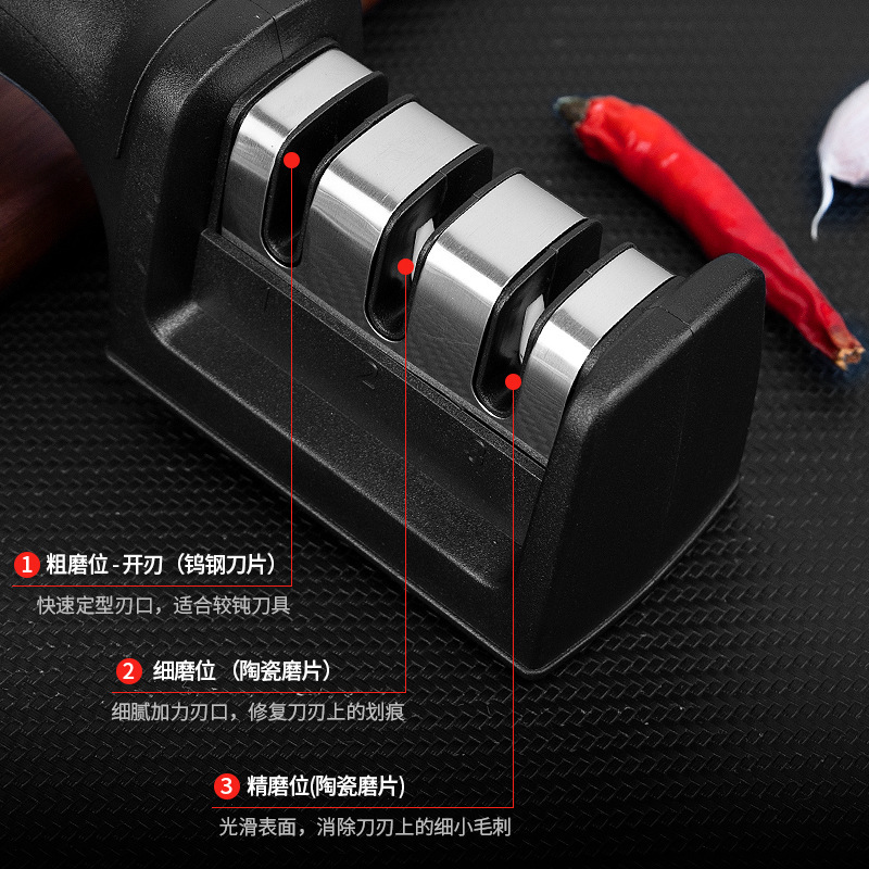 Ablinador de cuchillos para el hogar piedra de afilado rápido cuchillo de cocina para el hogar artefacto de afilado de cuchillos varilla de afilado de cerámica rápida afilador de cuchillos todo en uno