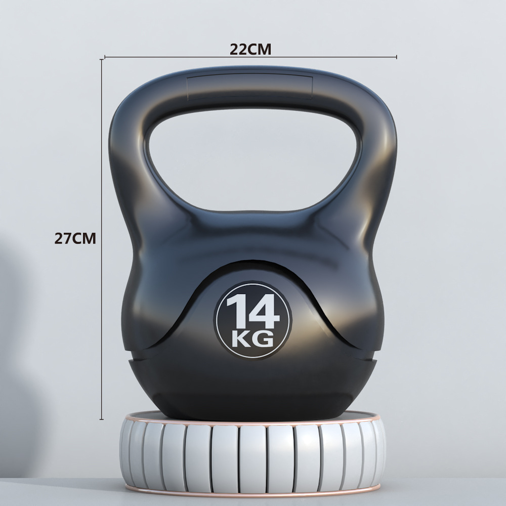 Kettlebell equipo de fitness hogar de los hombres de las mujeres de la olla sólida mancuerna levantamiento de la cadera equipo de sentadillas transfronteriza al por mayor