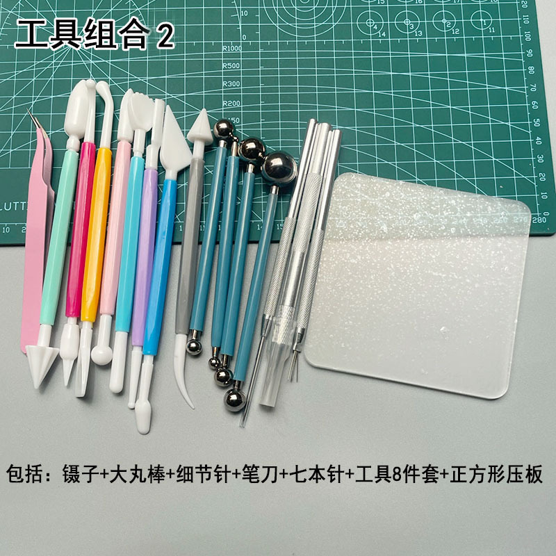 Ultra-ligero de arcilla que hace herramientas de traje de piedra de plástico suave arcilla de color de arcilla hecha a mano modelo DIY hecho a mano materiales caseros