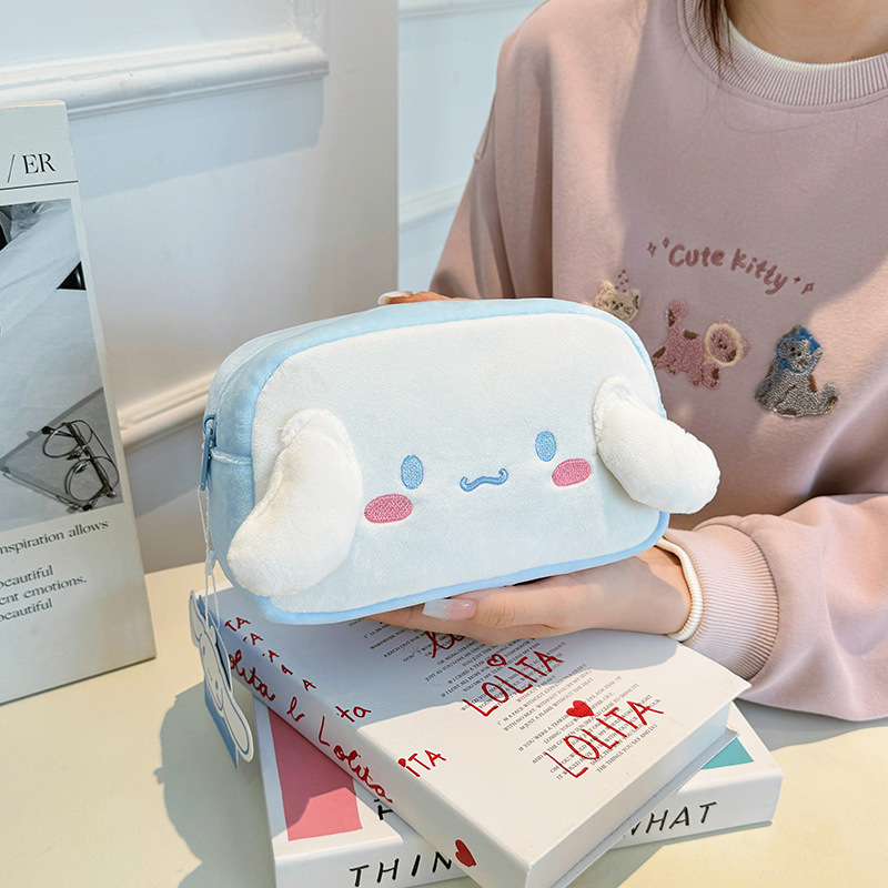 サンリオ ハローキティ ダウン ソフトクラウド 化粧品バッグ 大容量 高価値 ポータブル トラベル ストレージ バッグ|undefined