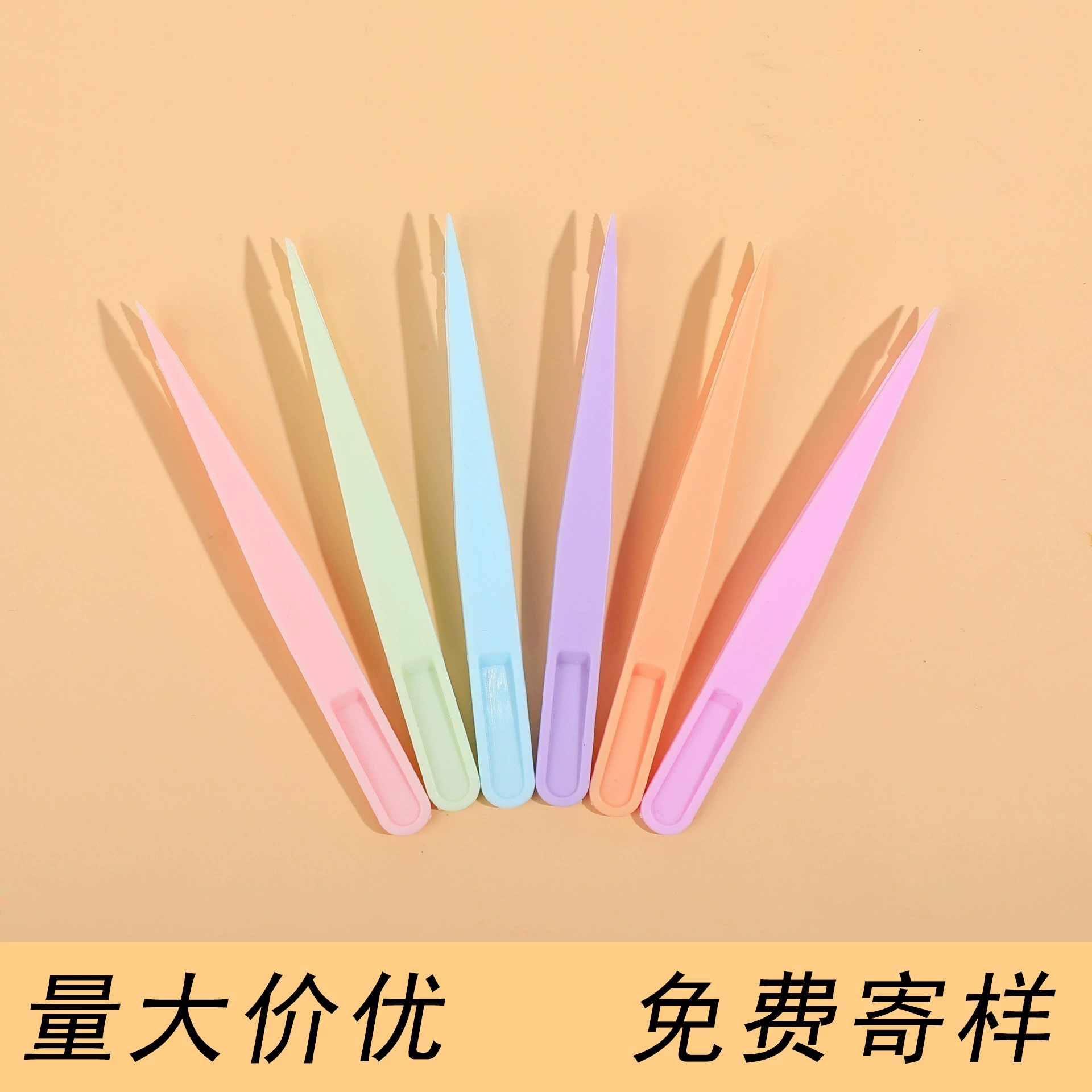 Справочник с макаронами, красочные пластиковые пинцеты Guka, наклейки для дизайна ногтей, алмазная живопись, заостренная тихая книга, маленький зажим 6 см