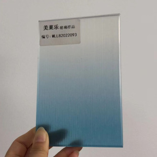 Manufacturers Supply Colorful Gradient Glass Gradient Clip Glue Art Glass Processing Guangzhou Shenzhen Foshan