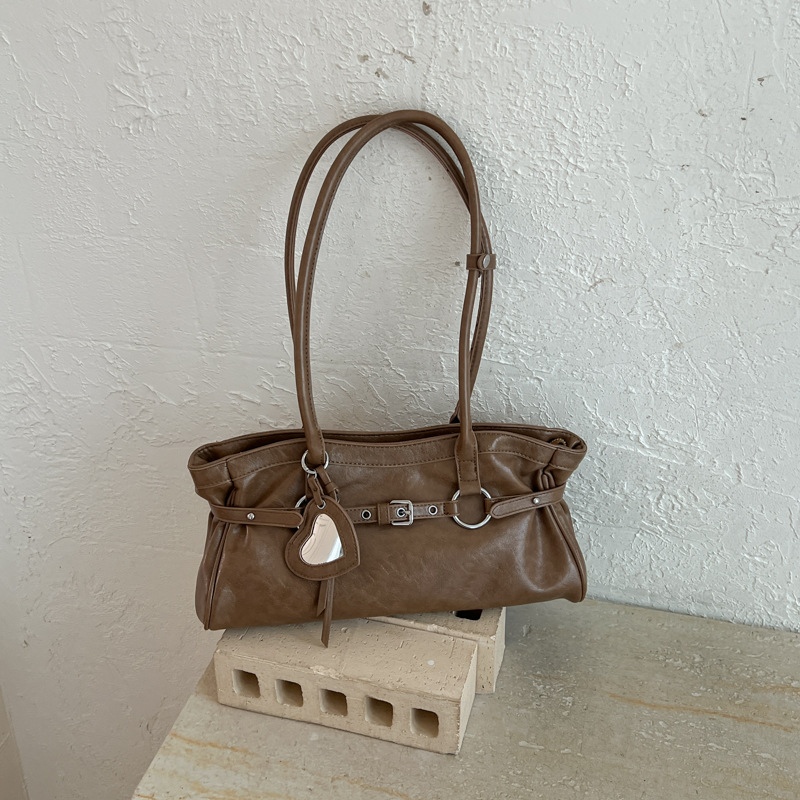 Trendy and niche Korean-style luxury retro underarm bag for women, perfect for autumn, versatile for both work and casual wear
