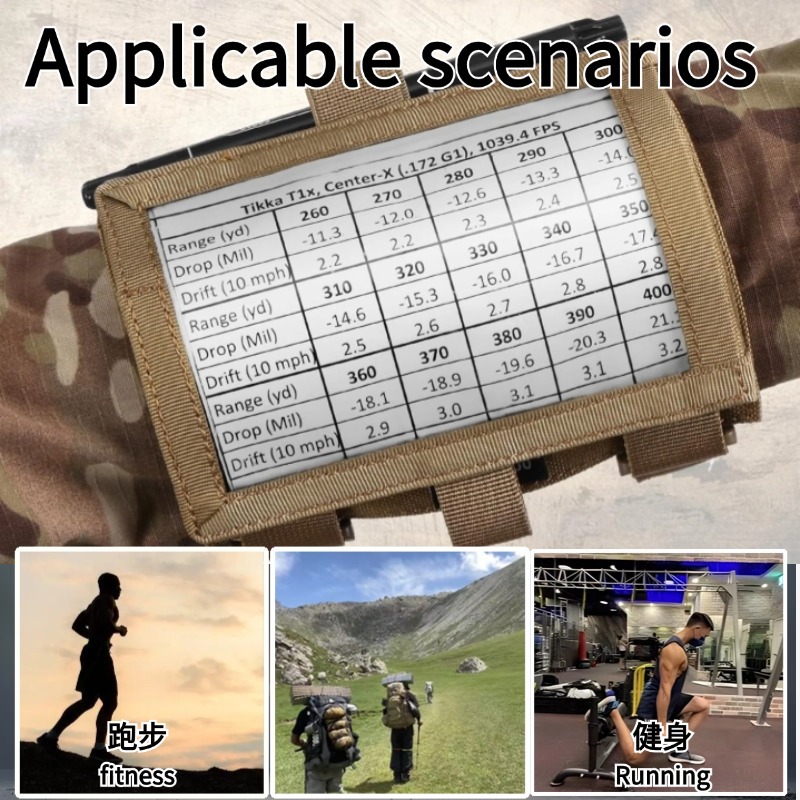 Nuevo producto personalizado al aire libre senderismo montañismo mapa bolsa de almacenamiento deportes de ocio tarjeta de visita bolsa de accesorios cintura táctica impermeable