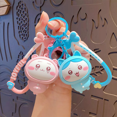 漫画かわいいかわいい赤ちゃん人形キーホルダーカップルバッグストラップ車のキーホルダークリエイティブプレゼント卸売り
