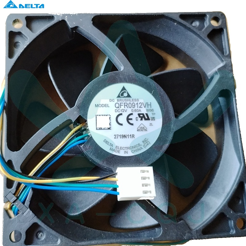 全新原装QFR0912VH 12V 9225 0.6A调速PWM惠普电脑四线散热风机
