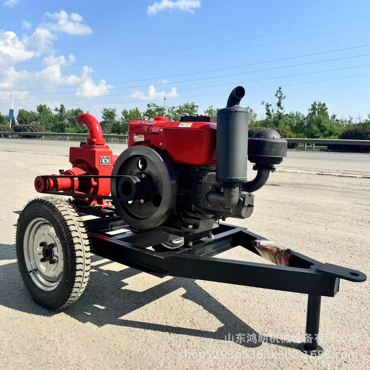 高扬程防汛排污自吸泵 小型内涝灌溉消防泵 150立方抽水泵