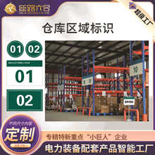 丝路六合安全生产仓库标识引导牌管理制度门牌定制铝板反光膜