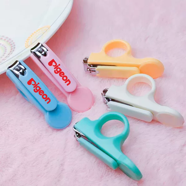 Plastic cover baby nail clippers new ABS new material children parent-child nail clippers factory printed LOGO