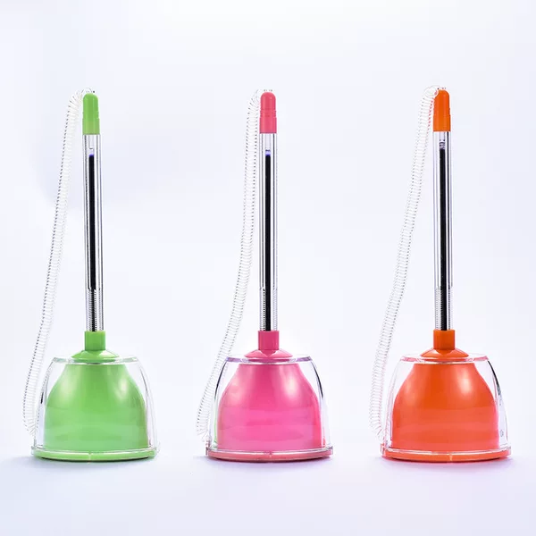 Orange St-3002 Desk Pen Bank Counter Signature Pen with Printable Logo and Replaceable Refill Ballpoint Pen