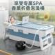 Foldable Household Adult Bath Bucket Thickened and Lined 1.5 m Bath Children's Bath Full Body Sweat Steam Bath Long Lock Temperature