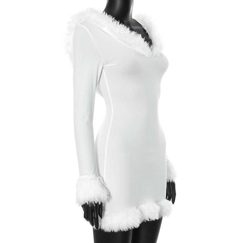 Women Clothing Sexy Pure White V Collar Sheath Frayed Women Clothing 8 Women Clothing Sexy Pure White V Collar Sheath Frayed Women Clothing