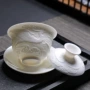 超薄龙凤呈祥陶瓷办公室茶碗