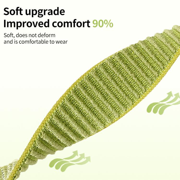 Para Huawei Band10 / 9 / 8 xDfind Wild Mountain Pattern Trenzed Nylon Velcro Bandera