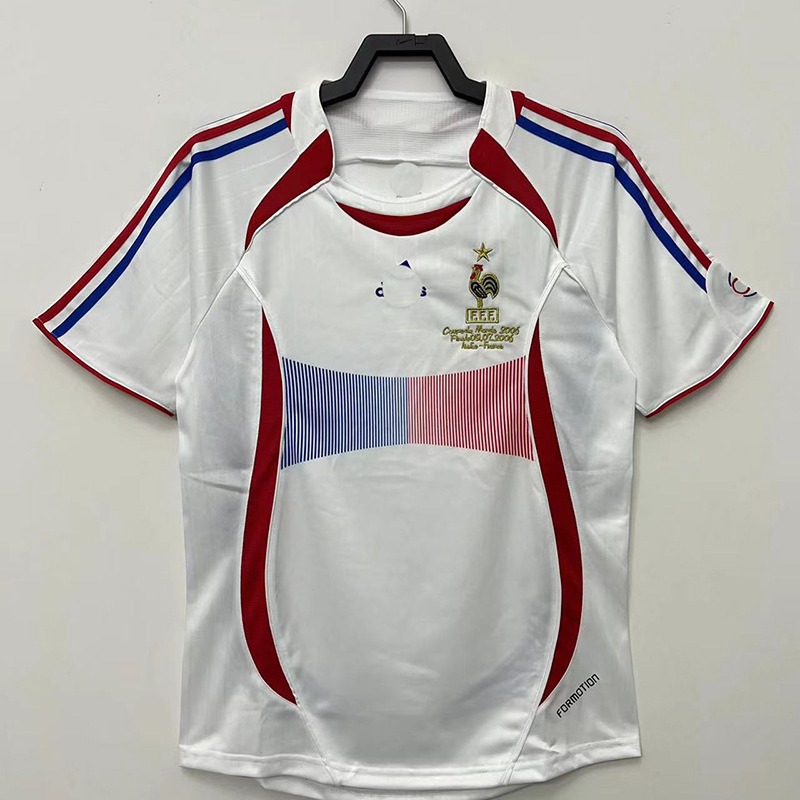 Camiseta retro clásica de la selección de la Copa del Mundo Argentina Brasil Francia Holanda Inglaterra Beckham manga corta