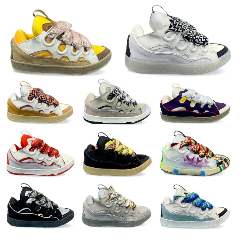 2025 Trendy Shoes from Europe and America, Lanvin Bread Shoes, Curb Thick-Soled Lace-Up Dad Shoes, Couple Shoes, Casual Sports Shoes 2025 Trendy Shoes from Europe and America, Lanvin Bread Shoes, Curb Thick-Soled Lace-Up Dad Shoes, Couple Shoes, Casual Sports Shoes