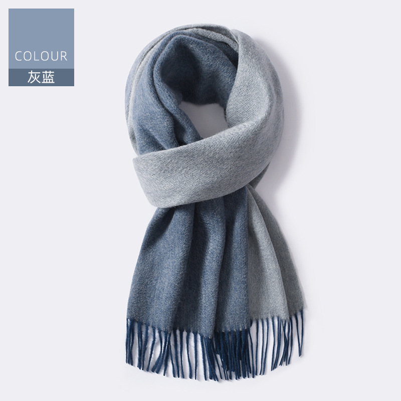 Gray Blue (100% Cashmere)