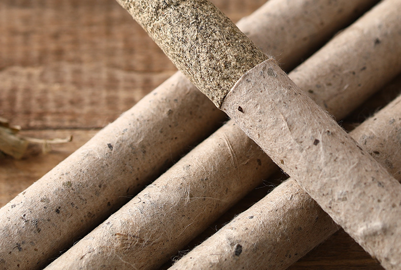 Moxa Stick Ai Tiao 10cm Stone Ground Aged Mugwort Roll for Traditional Moxibustion Warming Care specifications
