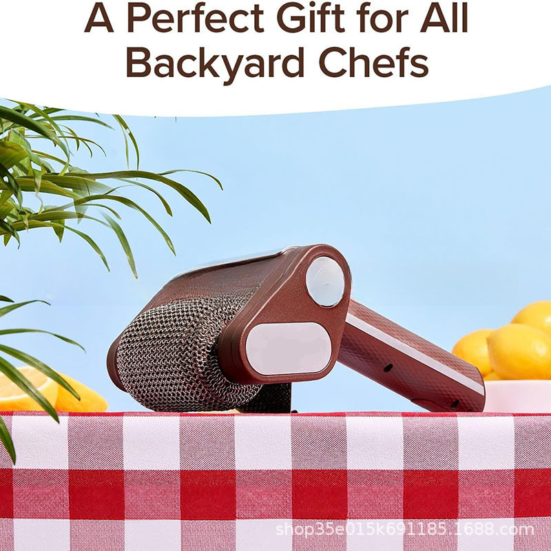 バーベキュー クリーナー ブラシ 無毛回転グリル ブラシ ブラシレス回転バーベキュー ブラシ