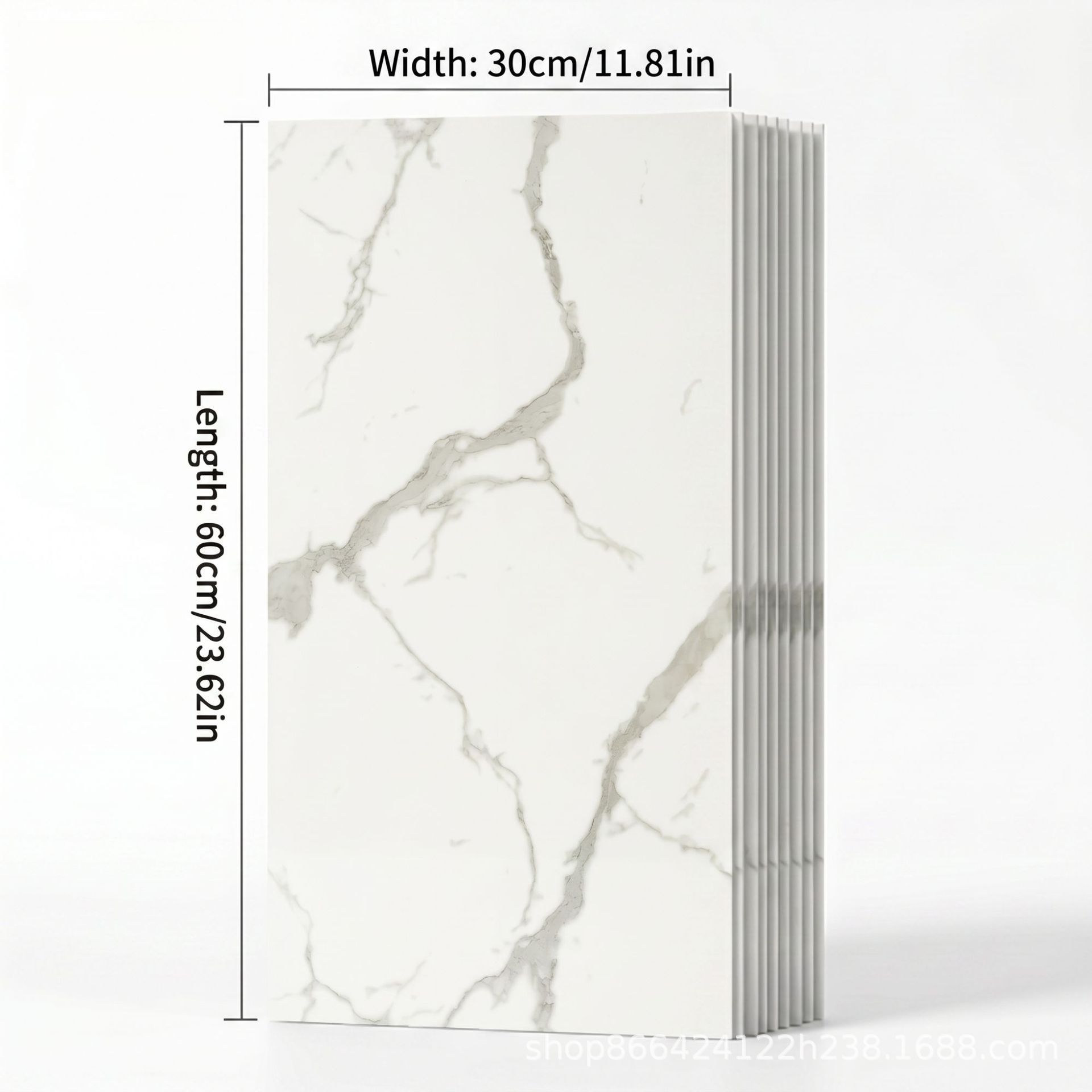 azulejos imitados pegatinas de mármol renovación de la pared decoración del hogar pared de fondo impermeable a prueba de humedad placa de aluminio y plástico