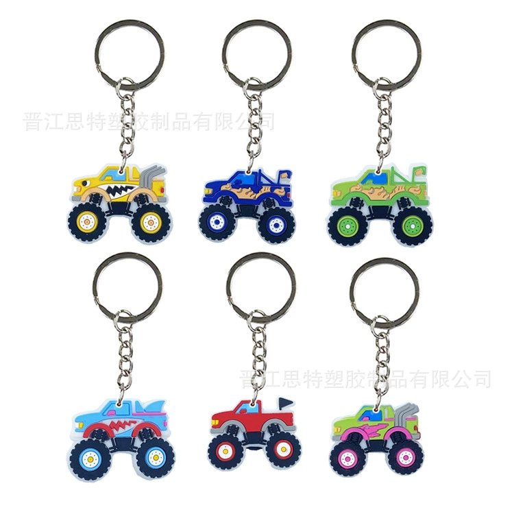 Серия внедорожников, брелок из ПВХ, подвеска, аксессуары, брелок для ключей, школьная сумка, автомобильный брелок для ключей, украшение, трансграничная оптовая продажа